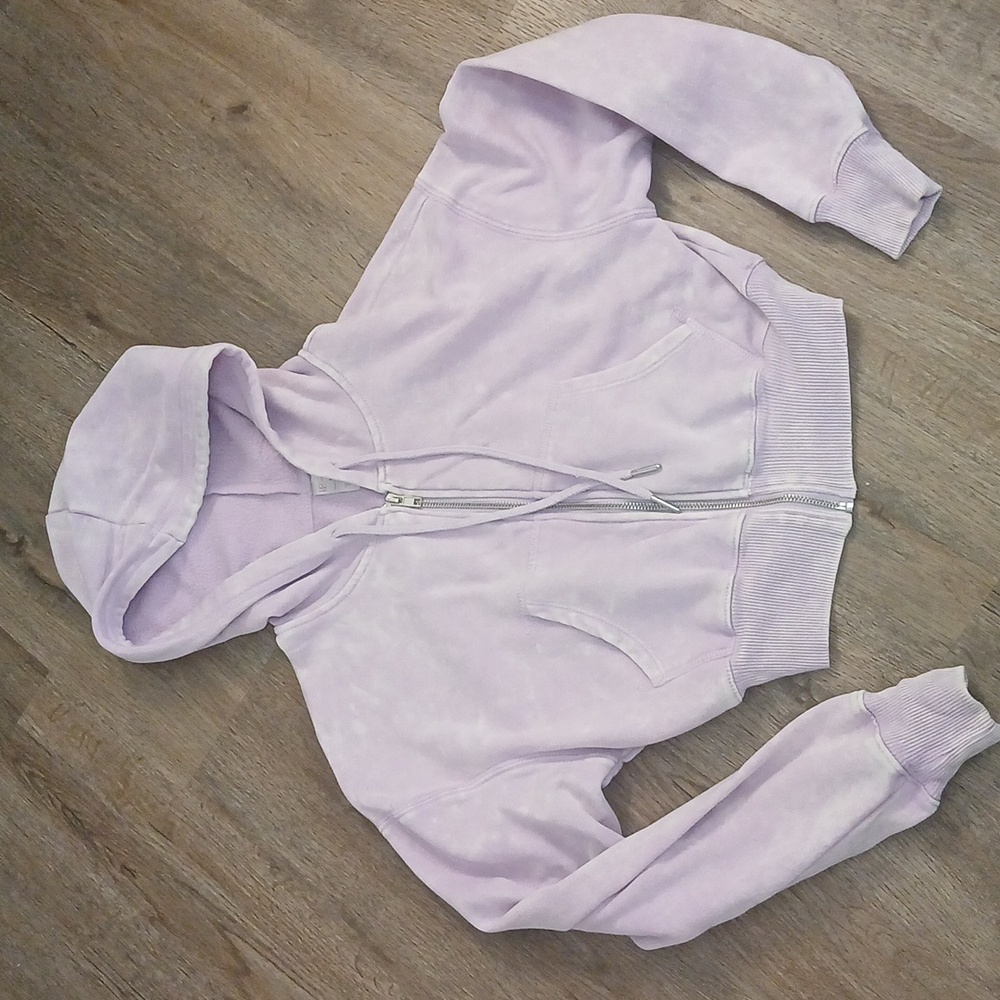 Lavender zip up hoodie